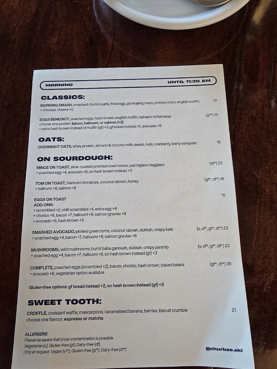 Chur Bae Photo Menu 5