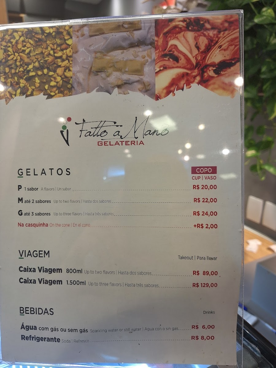 Fatto A Mano Gelateria - Copacabana Photo Menu 1