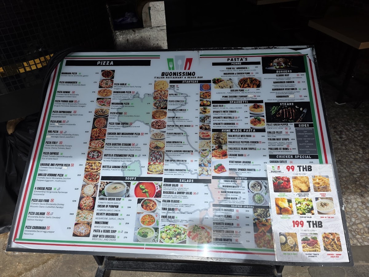 Buonissimo Italian Restaurant & Beach Bar Photo Menu 3