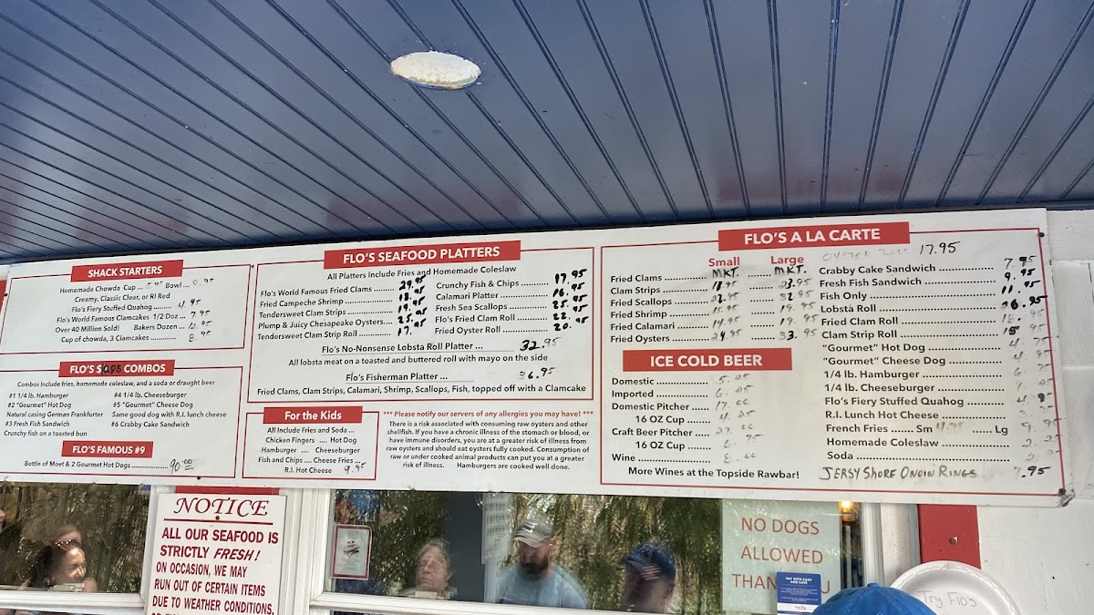 Flo's Clam Shack Photo Menu 10