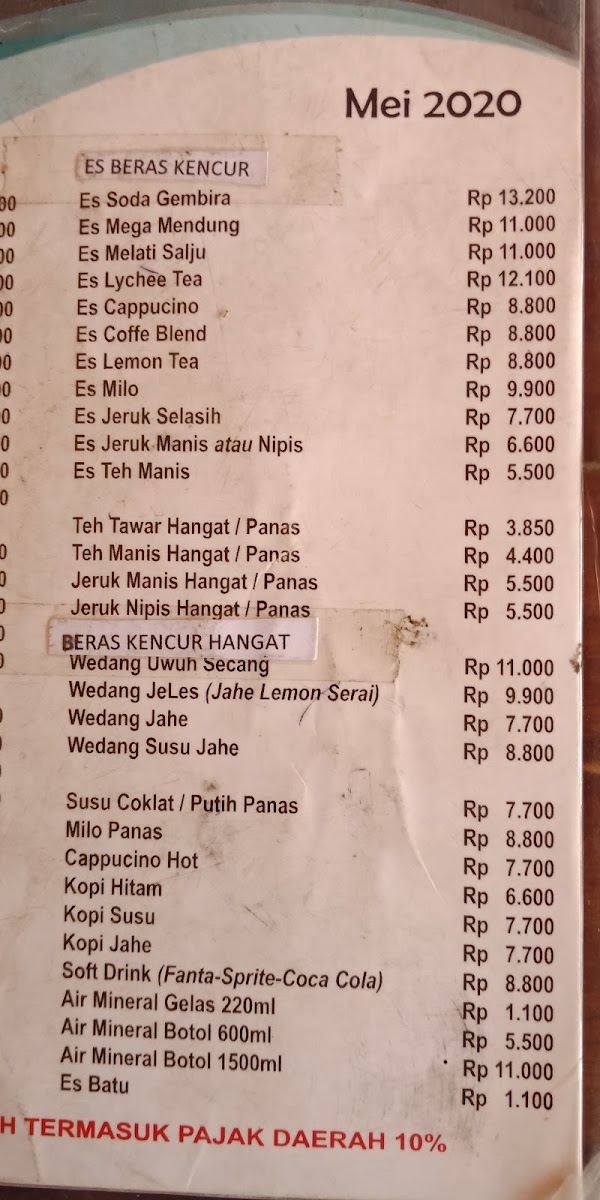 Rakitos Lesehan & Resto Photo Menu 3