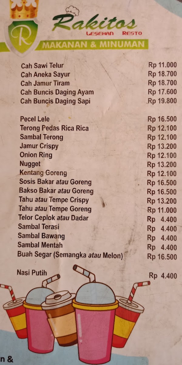 Rakitos Lesehan & Resto Photo Menu 4