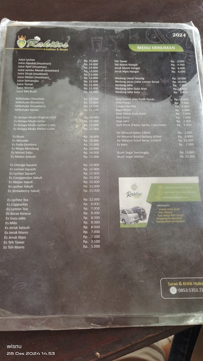 Rakitos Lesehan & Resto Photo Menu 7