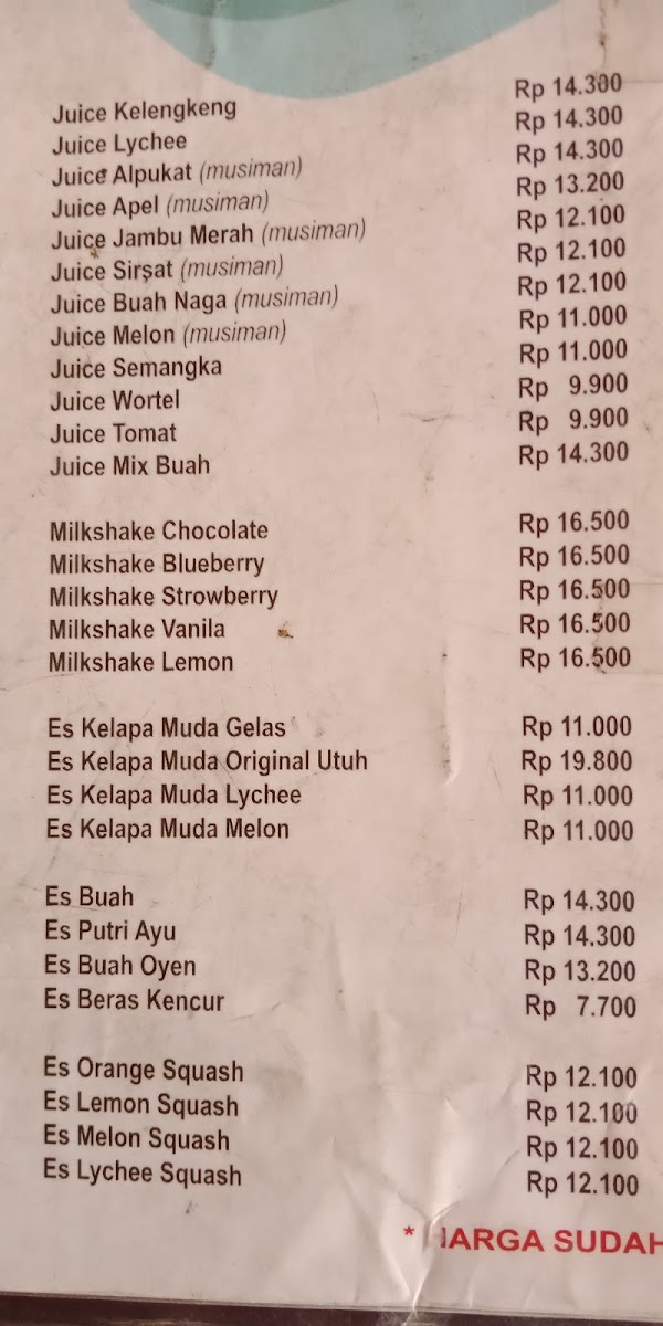 Rakitos Lesehan & Resto Photo Menu 9