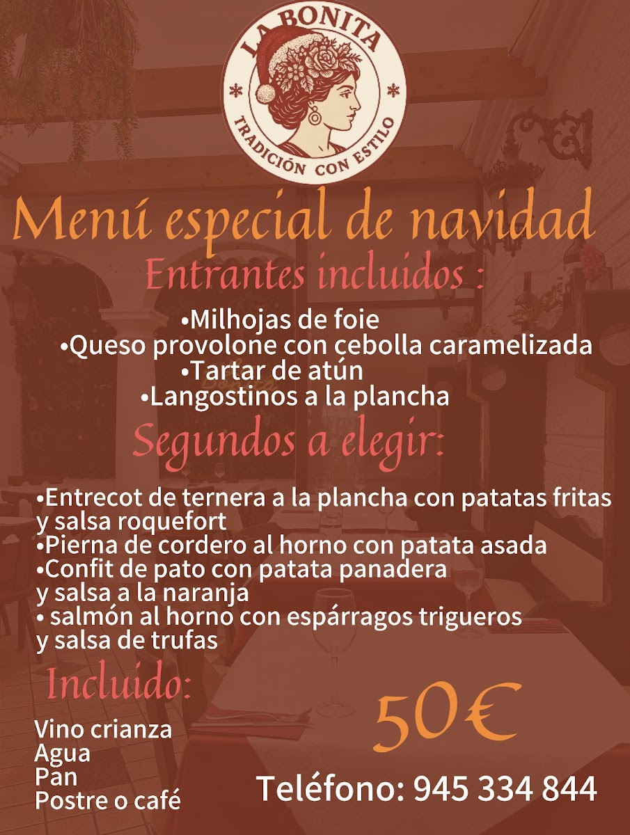 La Bonita Photo Menu 3