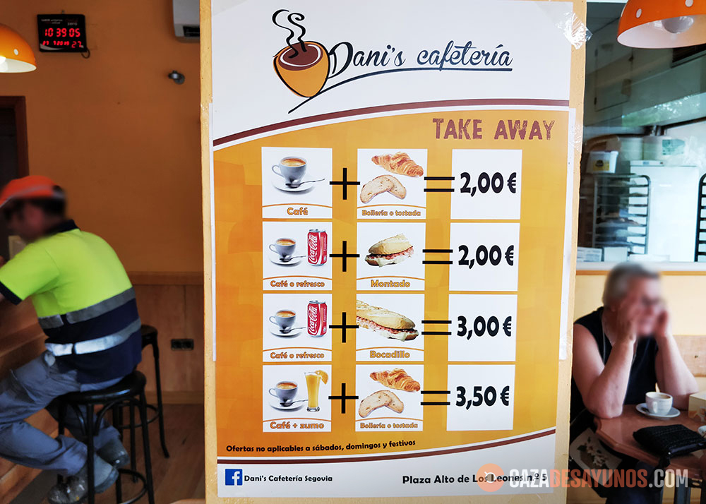 Dani's Cafetería Panadería Photo Menu 2