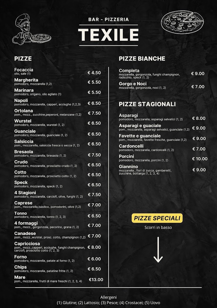 Bar pizzeria Texile Photo Menu 1