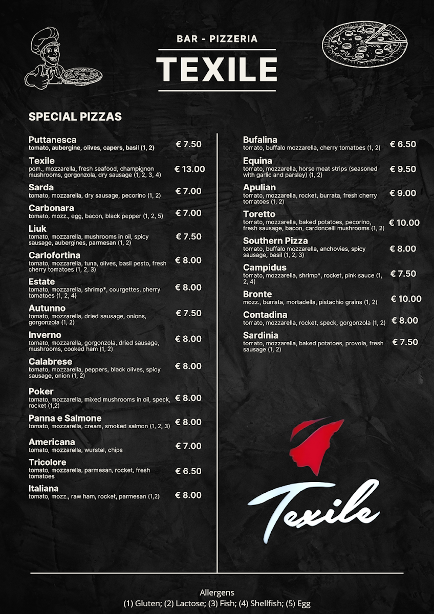 Bar pizzeria Texile Photo Menu 4