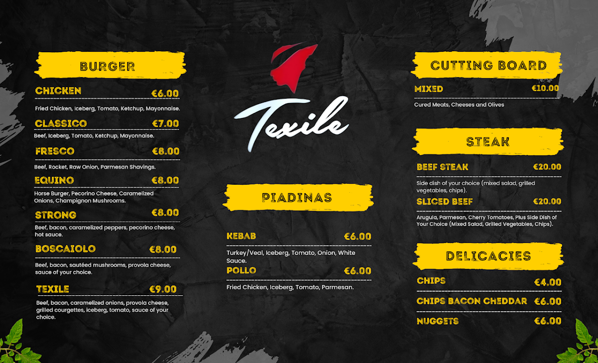 Bar pizzeria Texile Photo Menu 6