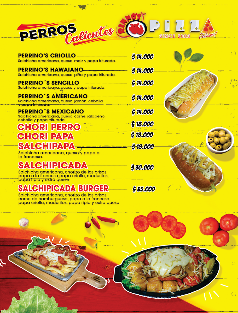 Rinnos pizza Photo Menu 4
