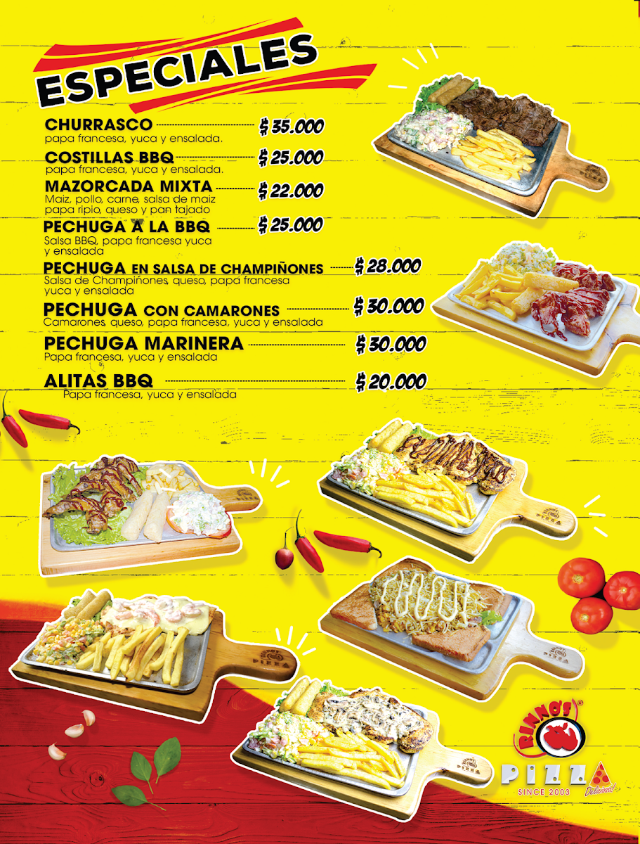 Rinnos pizza Photo Menu 7