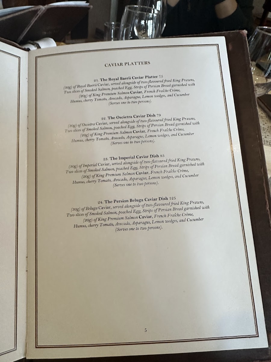 Beluga Restaurant & Bar Photo Menu 9