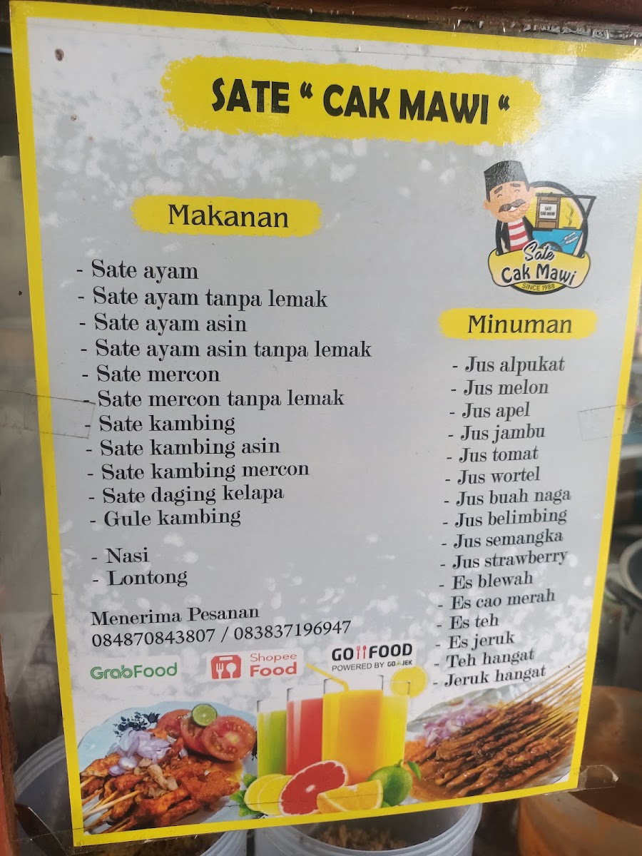 Sate Cak Mawi Photo Menu 1