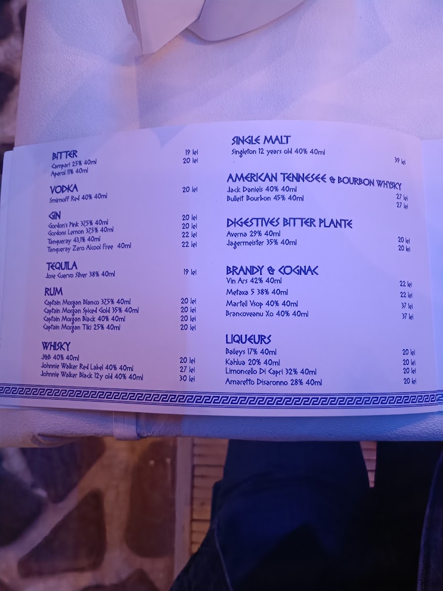 Santorini Restaurant Photo Menu 4