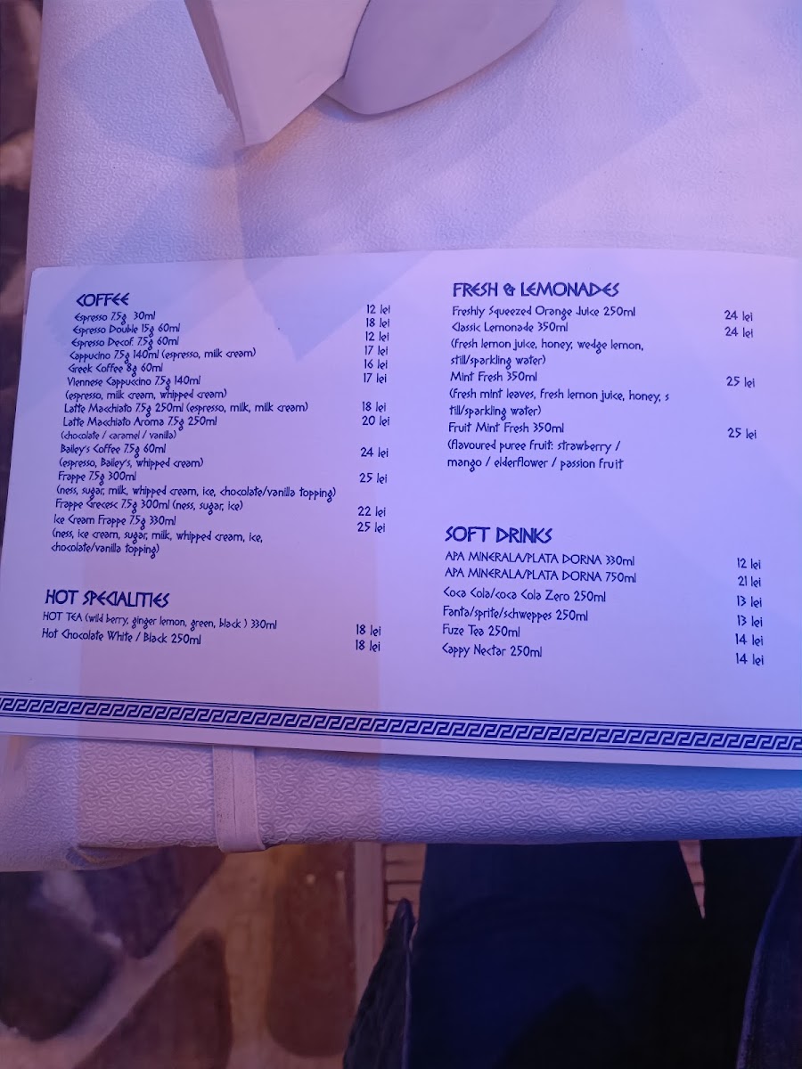 Santorini Restaurant Photo Menu 5