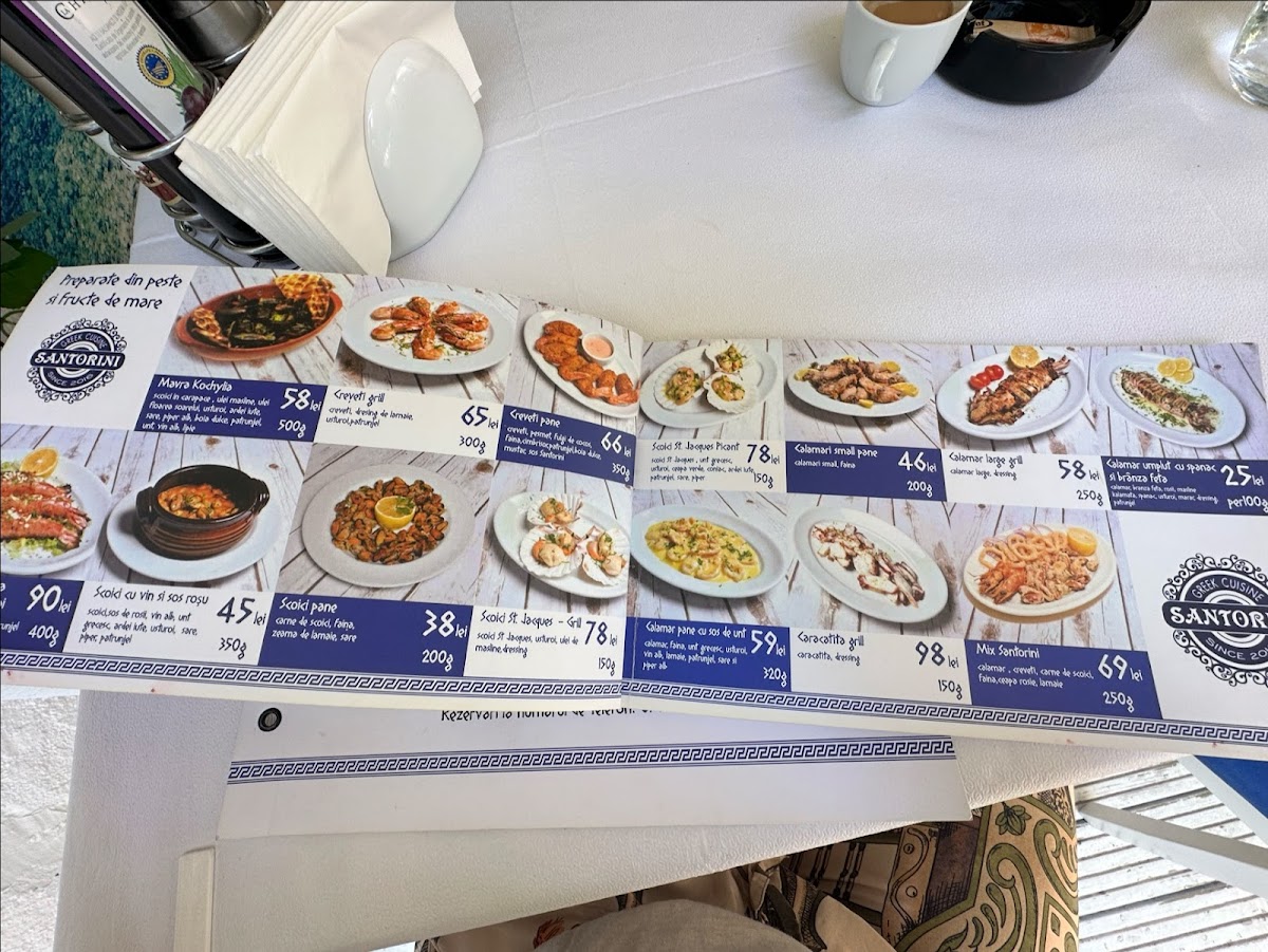 Santorini Restaurant Photo Menu 7
