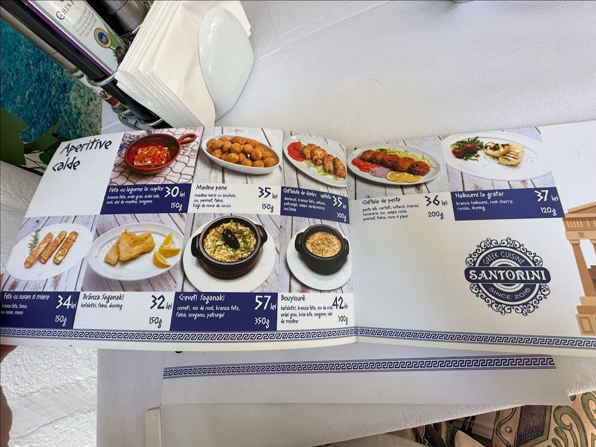 Santorini Restaurant Photo Menu 9