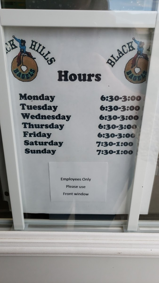 Black Hills Bagels Photo Menu 6