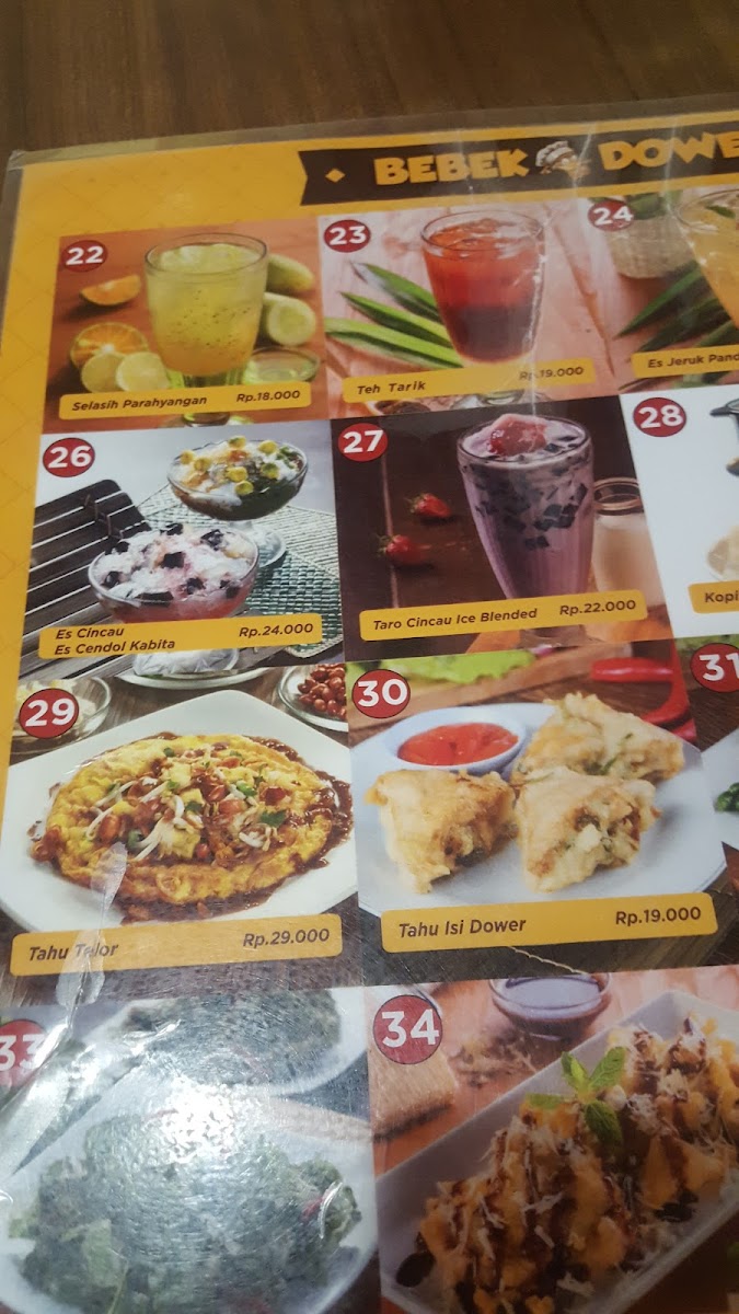 Bebek Dower Atrium Photo Menu 4