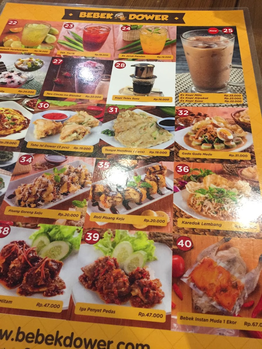 Bebek Dower Atrium Photo Menu 5