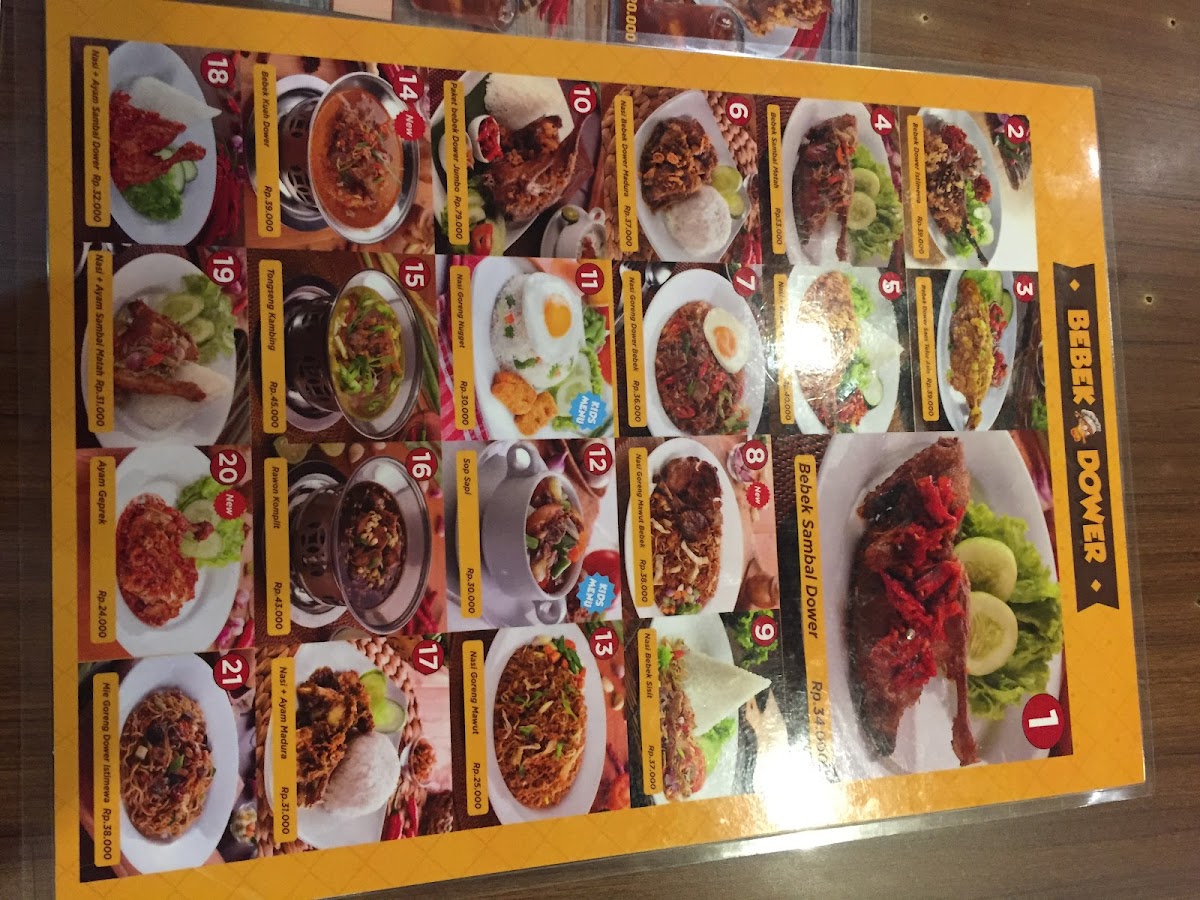Bebek Dower Atrium Photo Menu 8