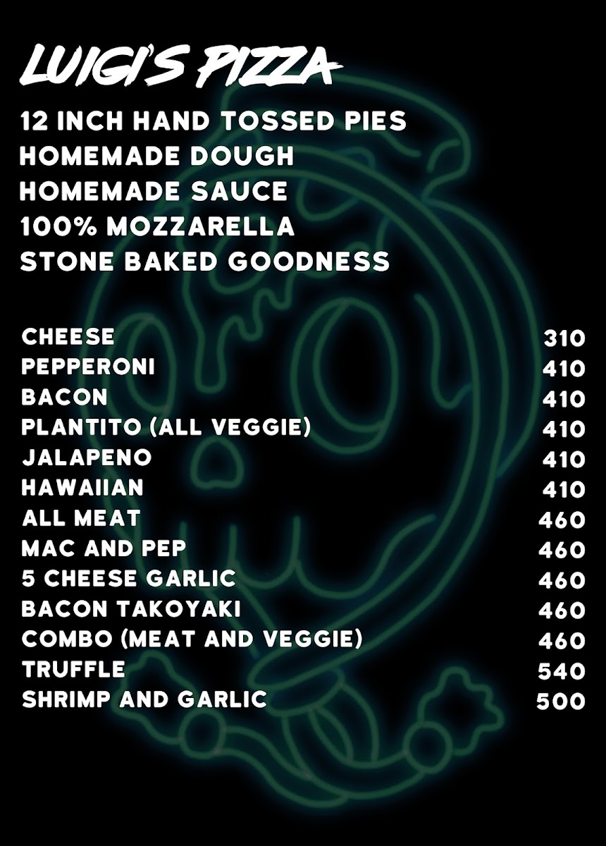 Luigi's Pizza Photo Menu 1
