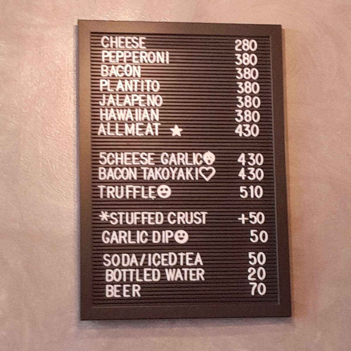 Luigi's Pizza Photo Menu 3