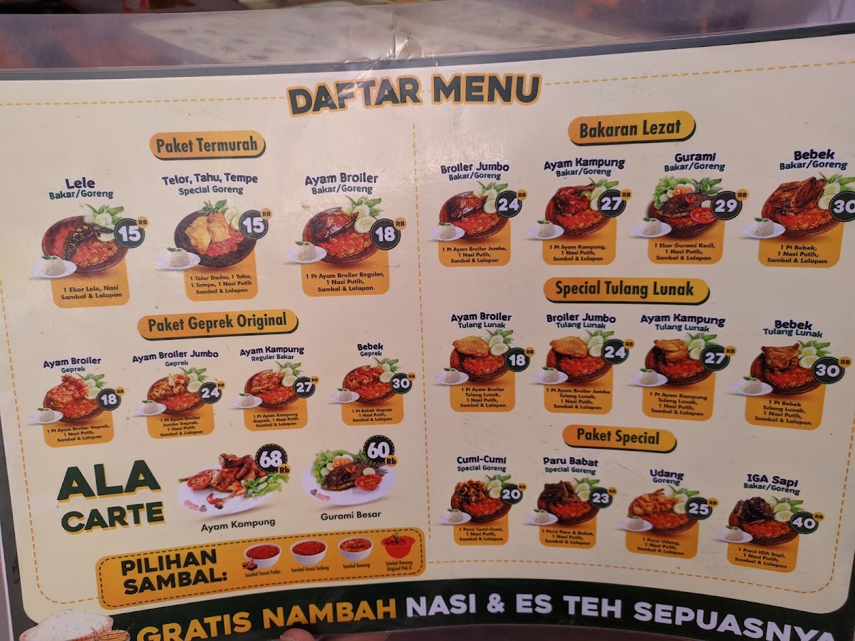 Ayam Bakar Pak D - Manukan 2 Photo Menu 8