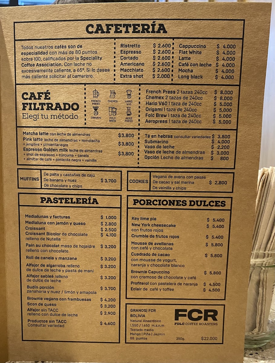 FOLC COFFEE COMPANY PLAYA GRANDE Photo Menu 2