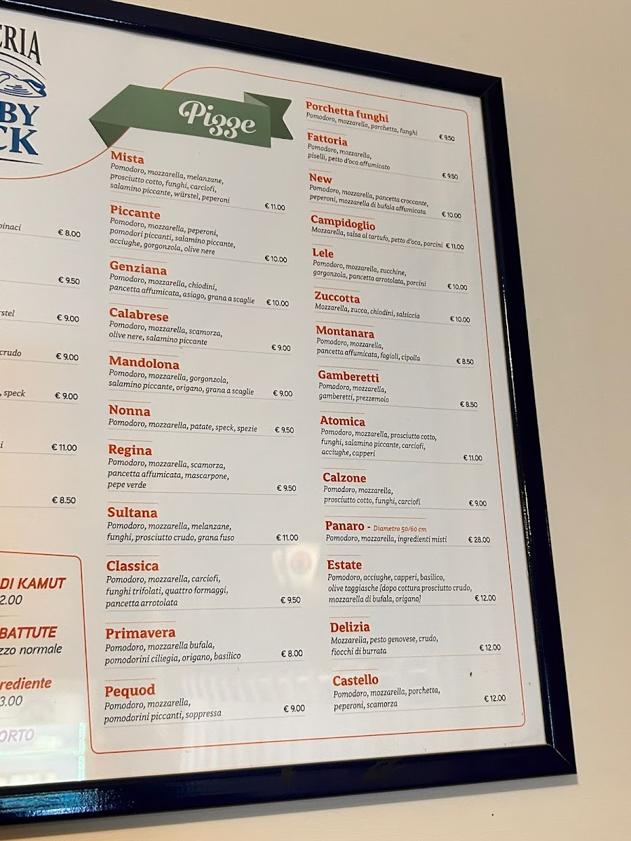 Pizzeria Moby Dick Photo Menu 2