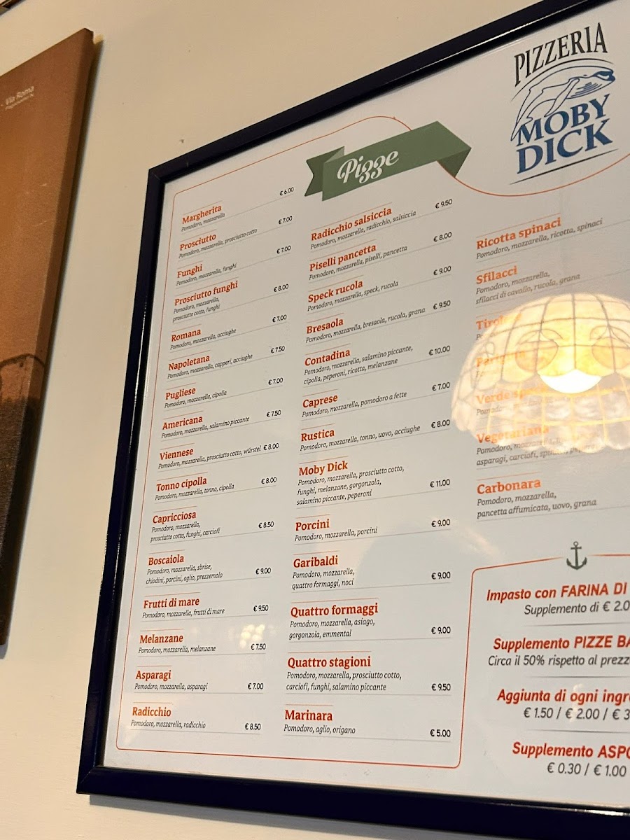 Pizzeria Moby Dick Photo Menu 4