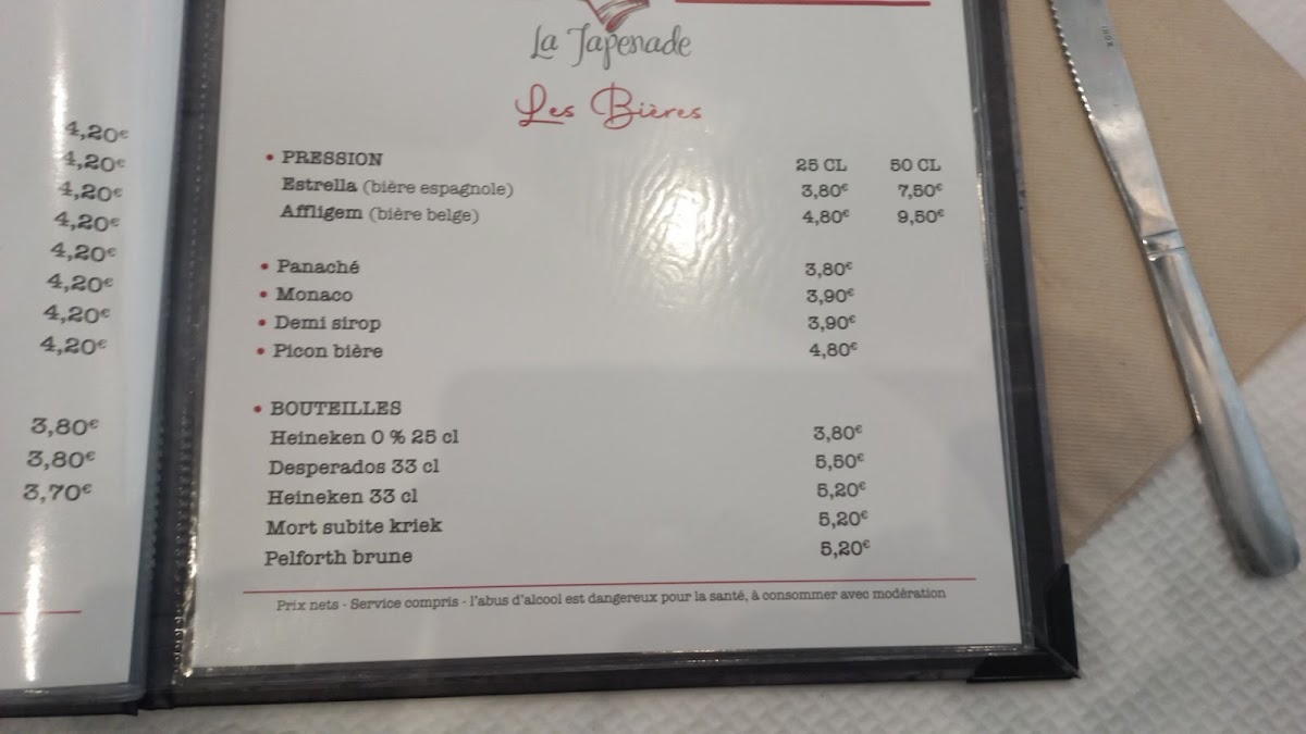 La Tapenade Photo Menu 5
