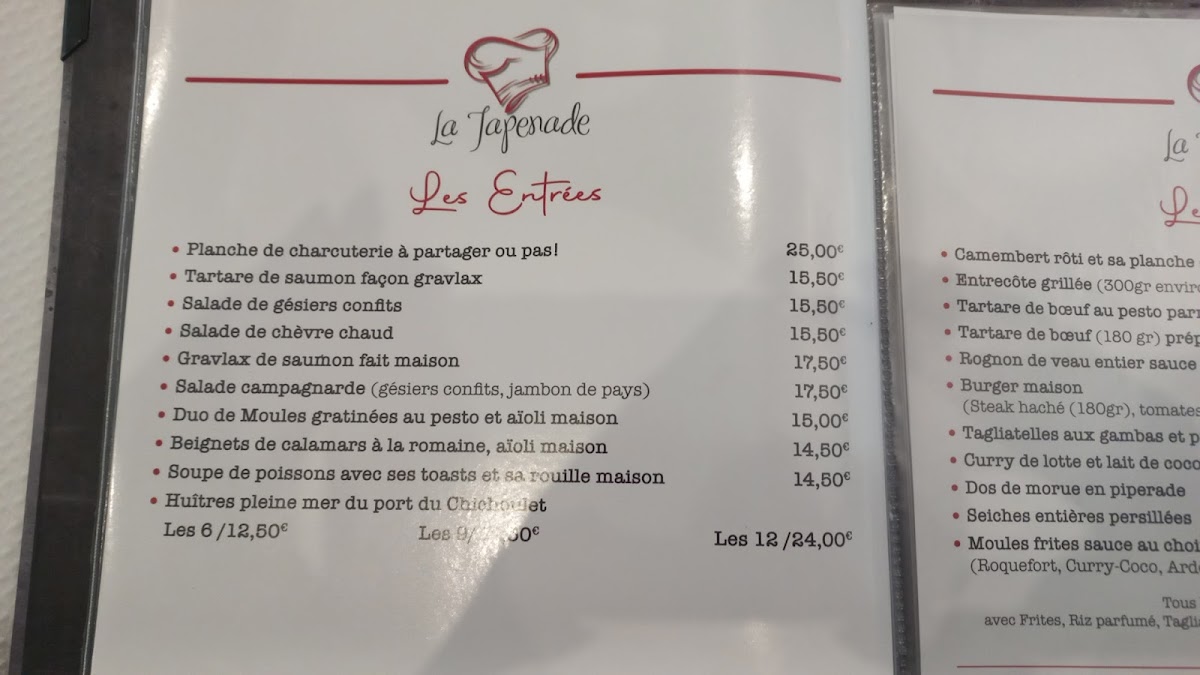 La Tapenade Photo Menu 6