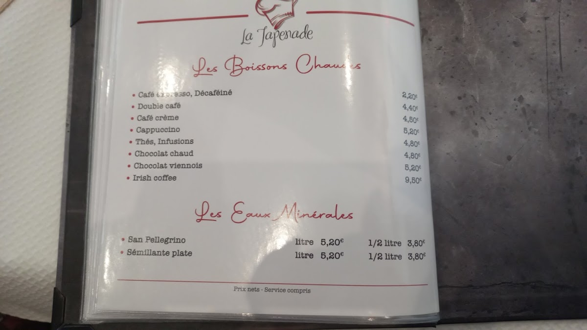 La Tapenade Photo Menu 9