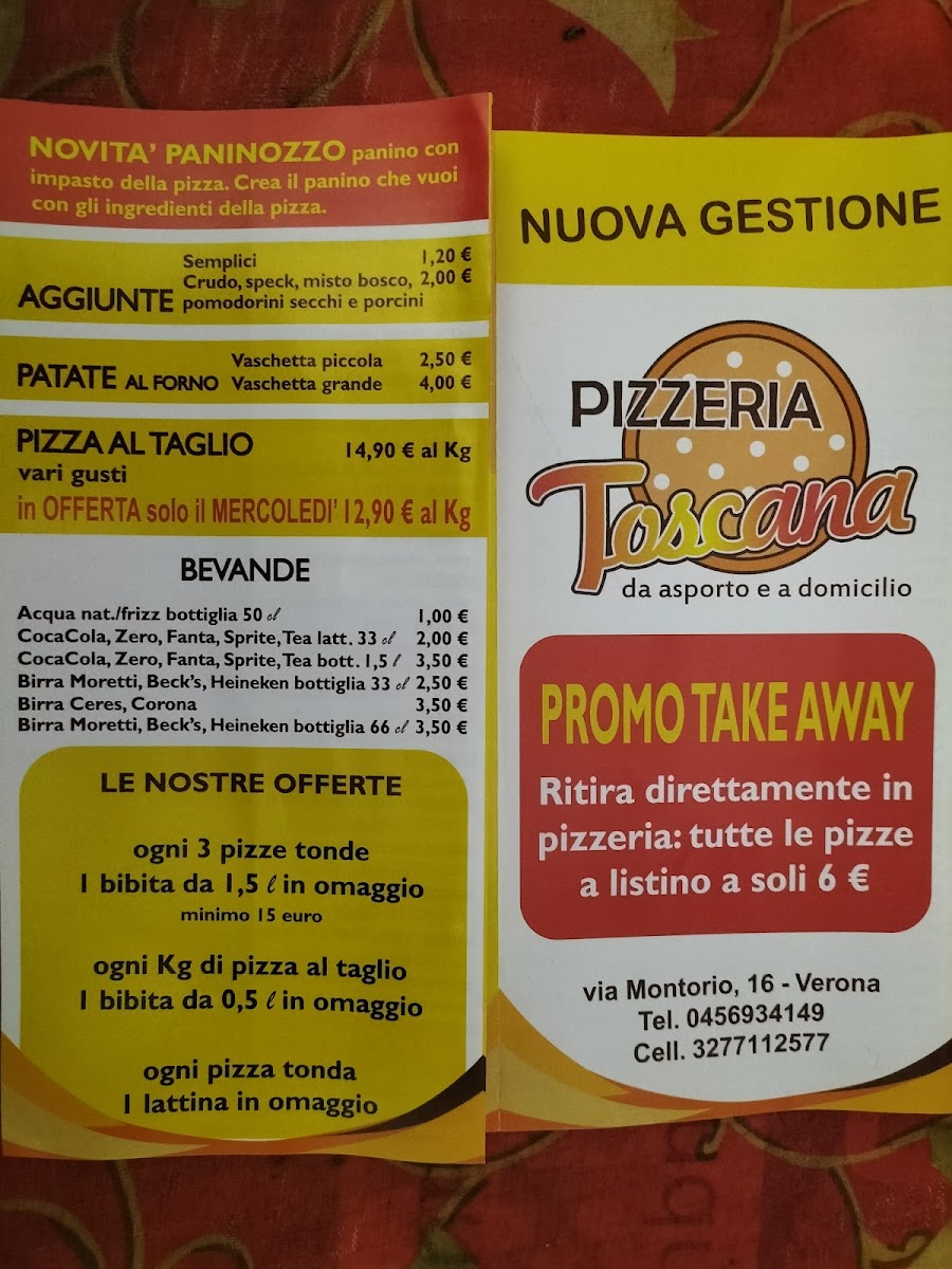 Pizzeria al Taglio Toscana Photo Menu 1