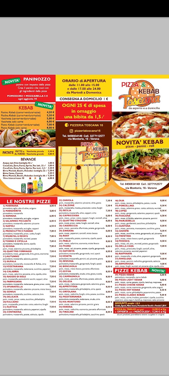 Pizzeria al Taglio Toscana Photo Menu 2