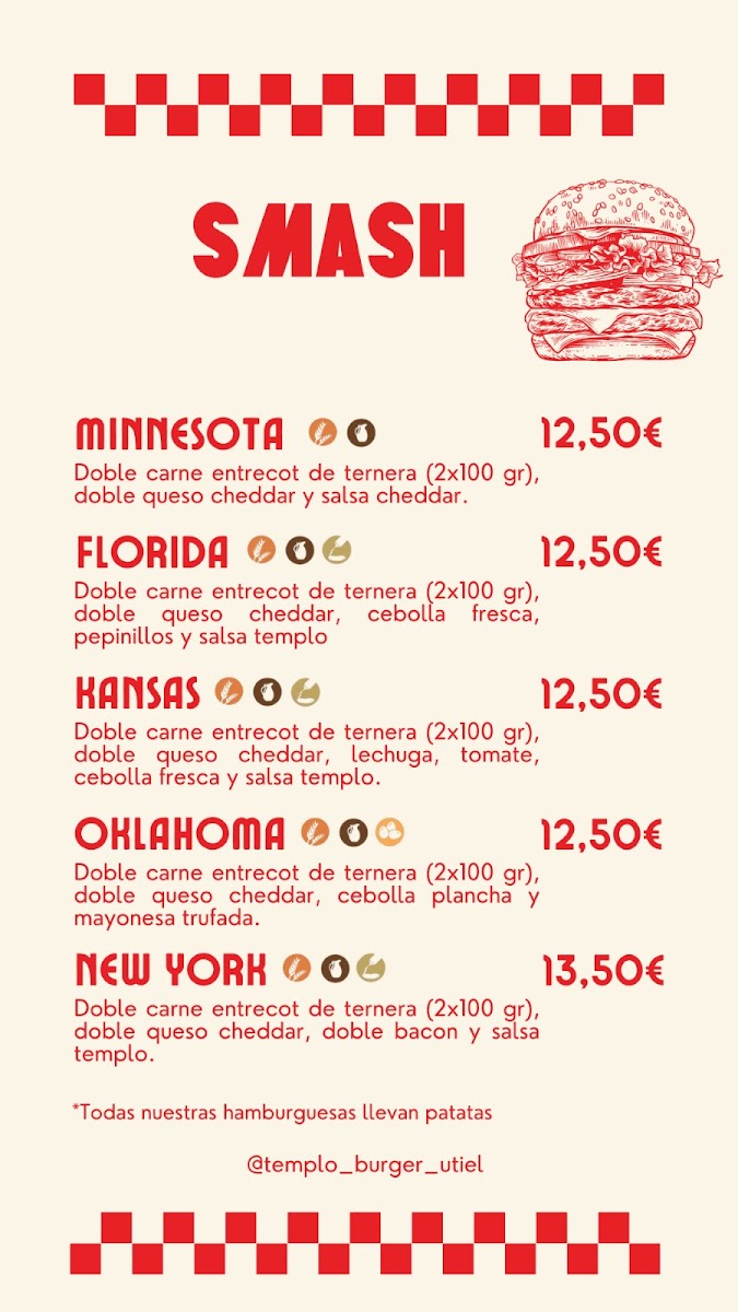 Templo burger Photo Menu 2