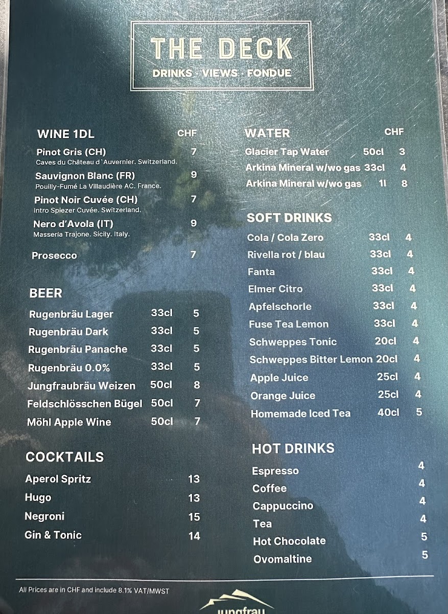 The Deck Restaurant Photo Menu 5