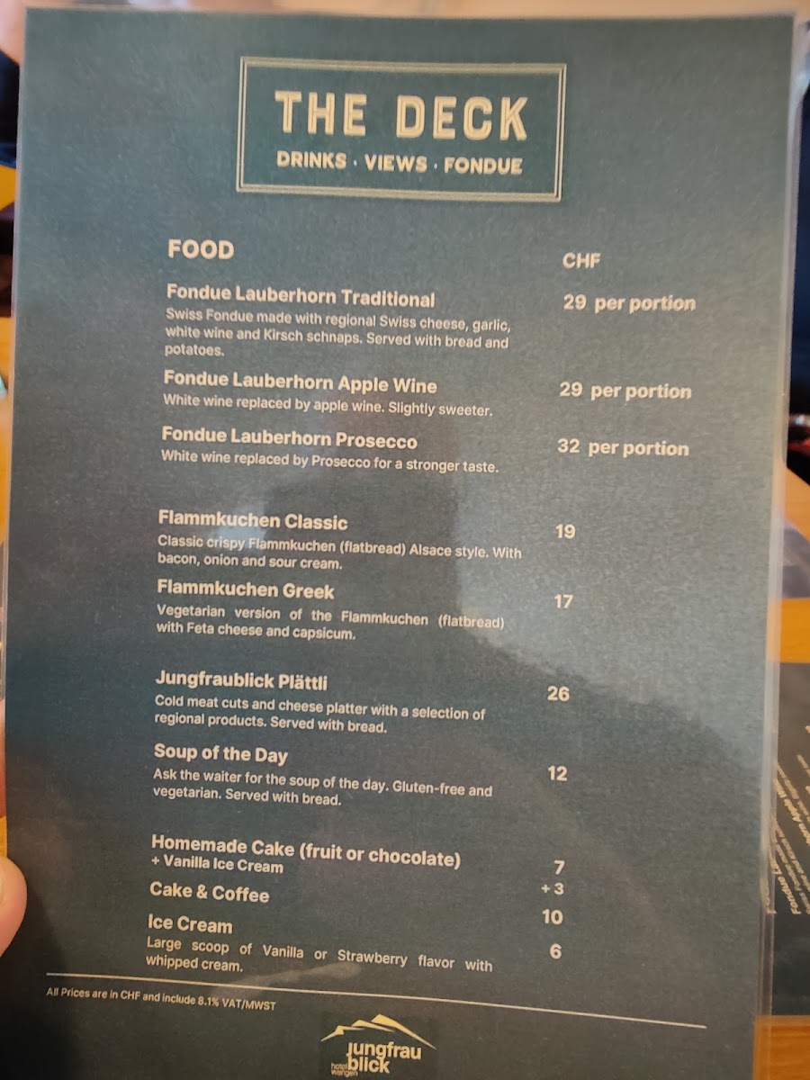 The Deck Restaurant Photo Menu 7