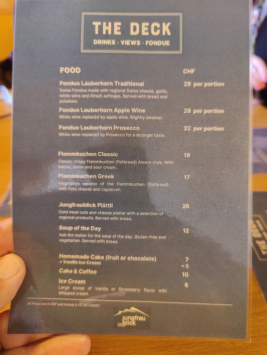 The Deck Restaurant Photo Menu 8