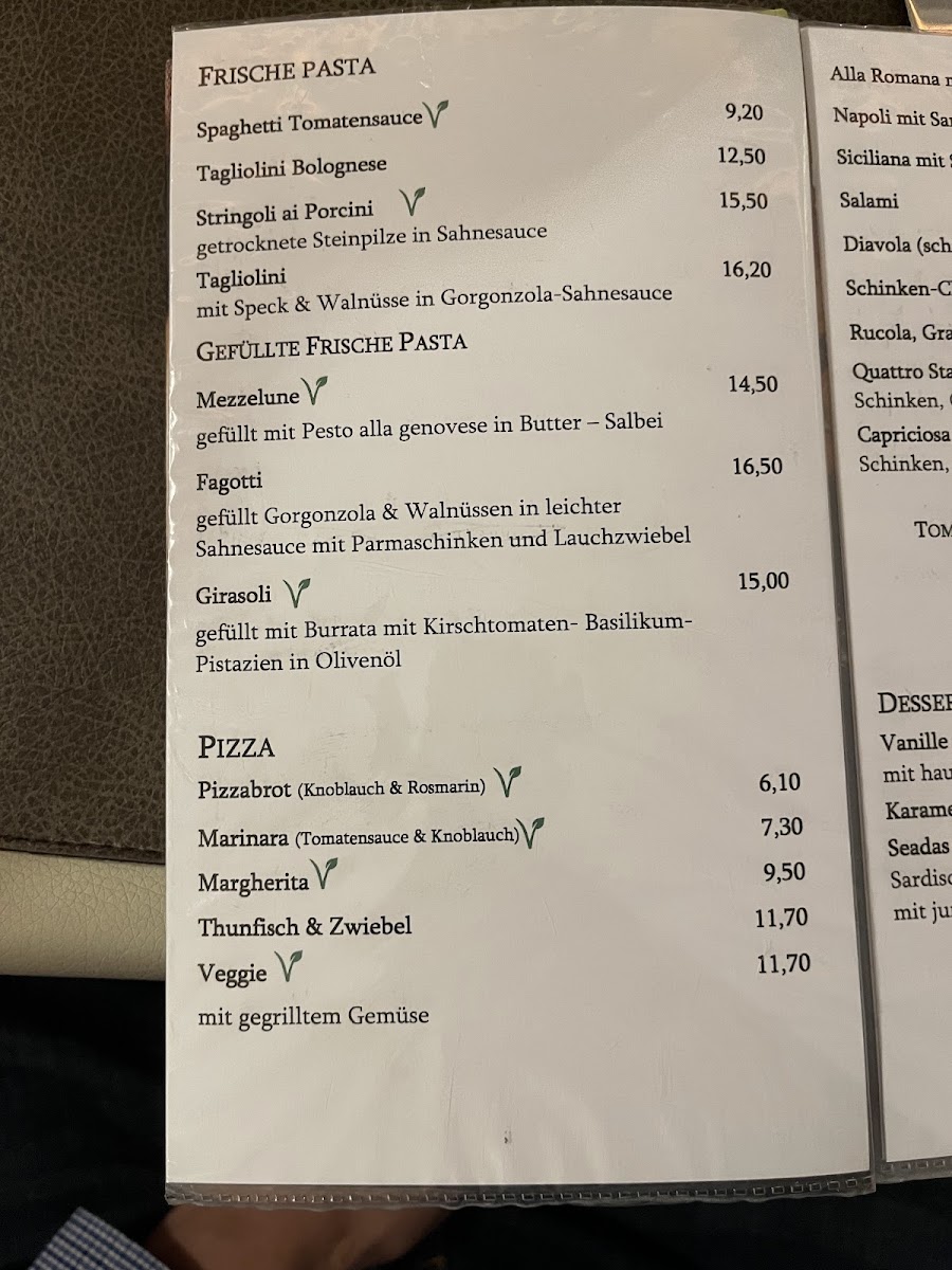 Restaurant Sapori Italiani Photo Menu 2