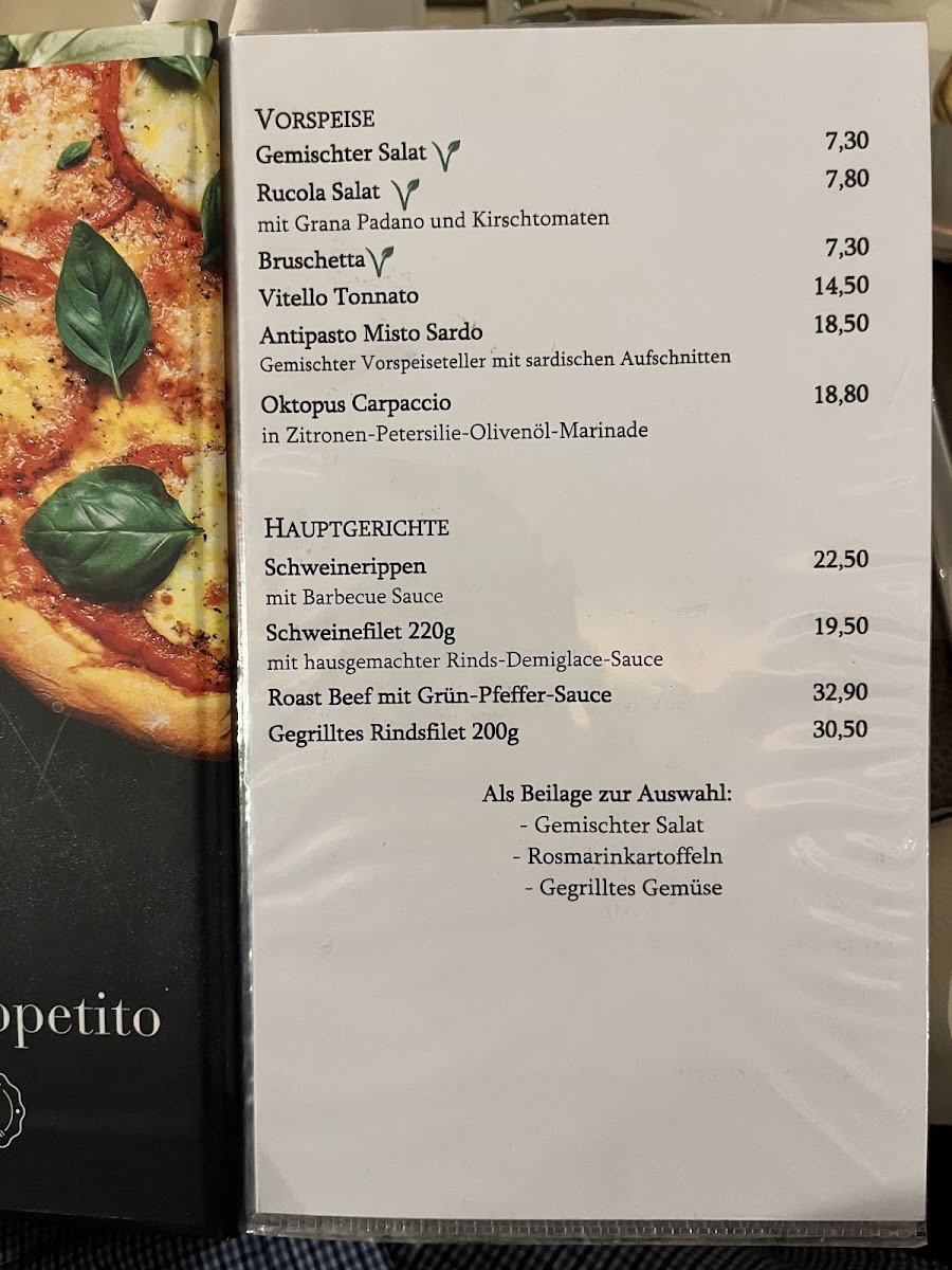 Restaurant Sapori Italiani Photo Menu 4