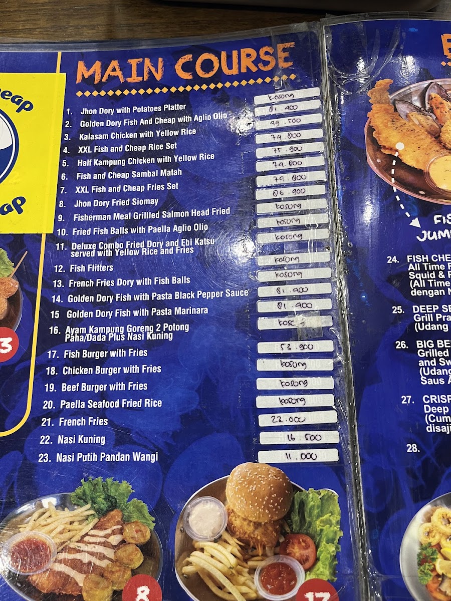 FISH & CHEAP POINS SQUARE Photo Menu 2