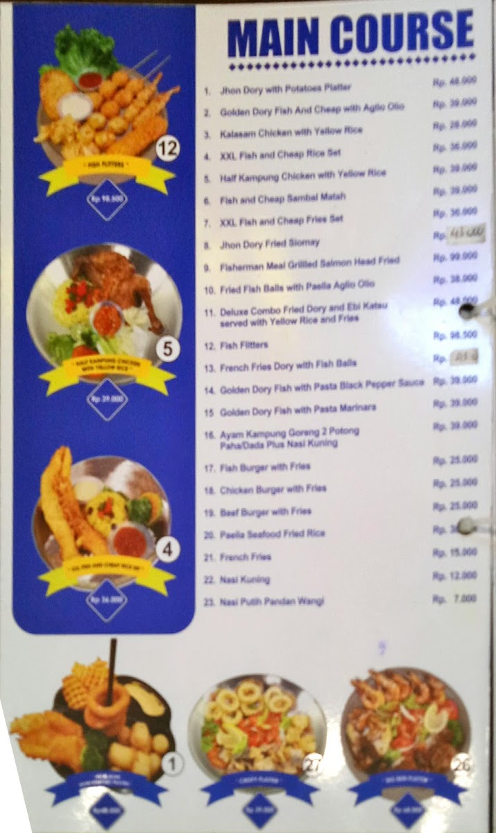 FISH & CHEAP POINS SQUARE Photo Menu 7