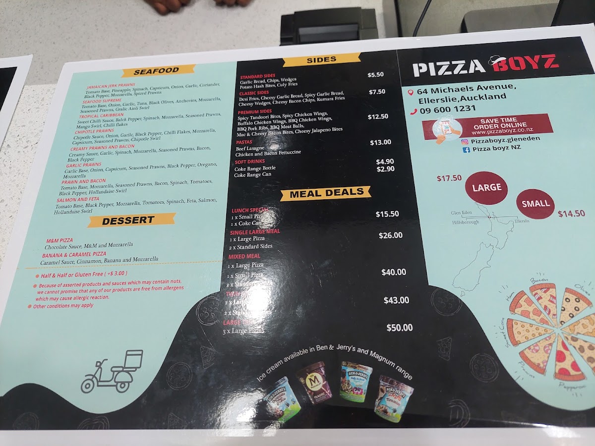 Pizza Boyz - Ellerslie, Auckland Photo Menu 5