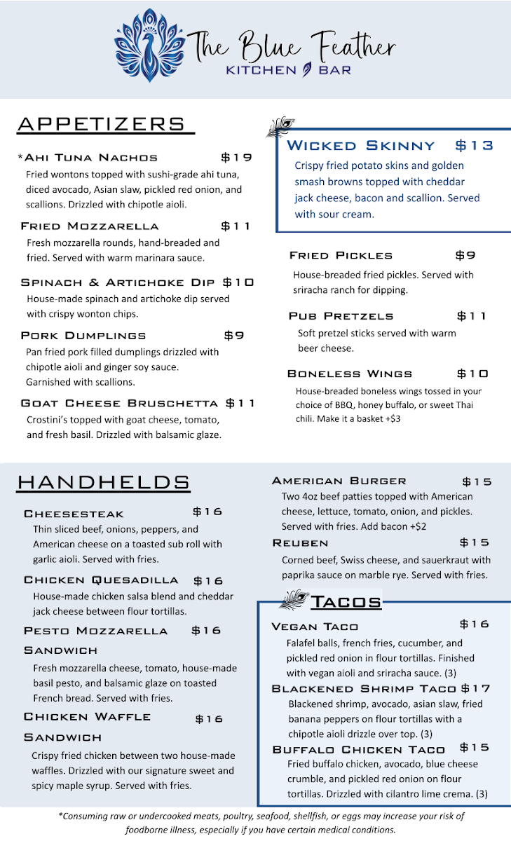 The Blue Feather Kitchen + bar Photo 4