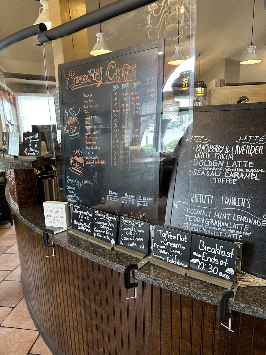 Serenity Cafe Photo Menu 2