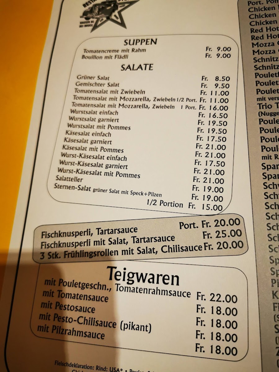 Restaurant Big Sterne Photo Menu 6