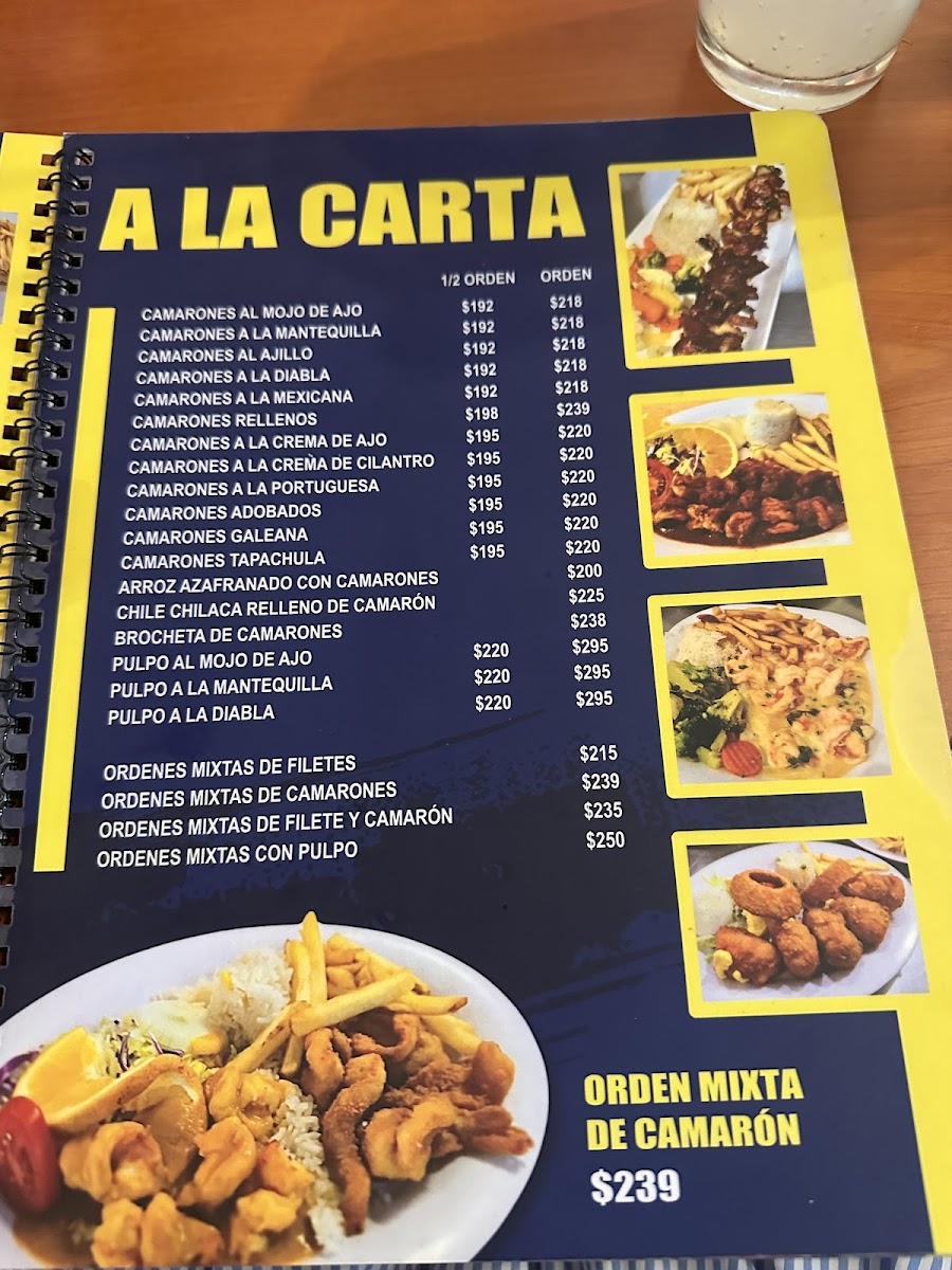 Restaurante de Mariscos la Langosta Photo Menu 2