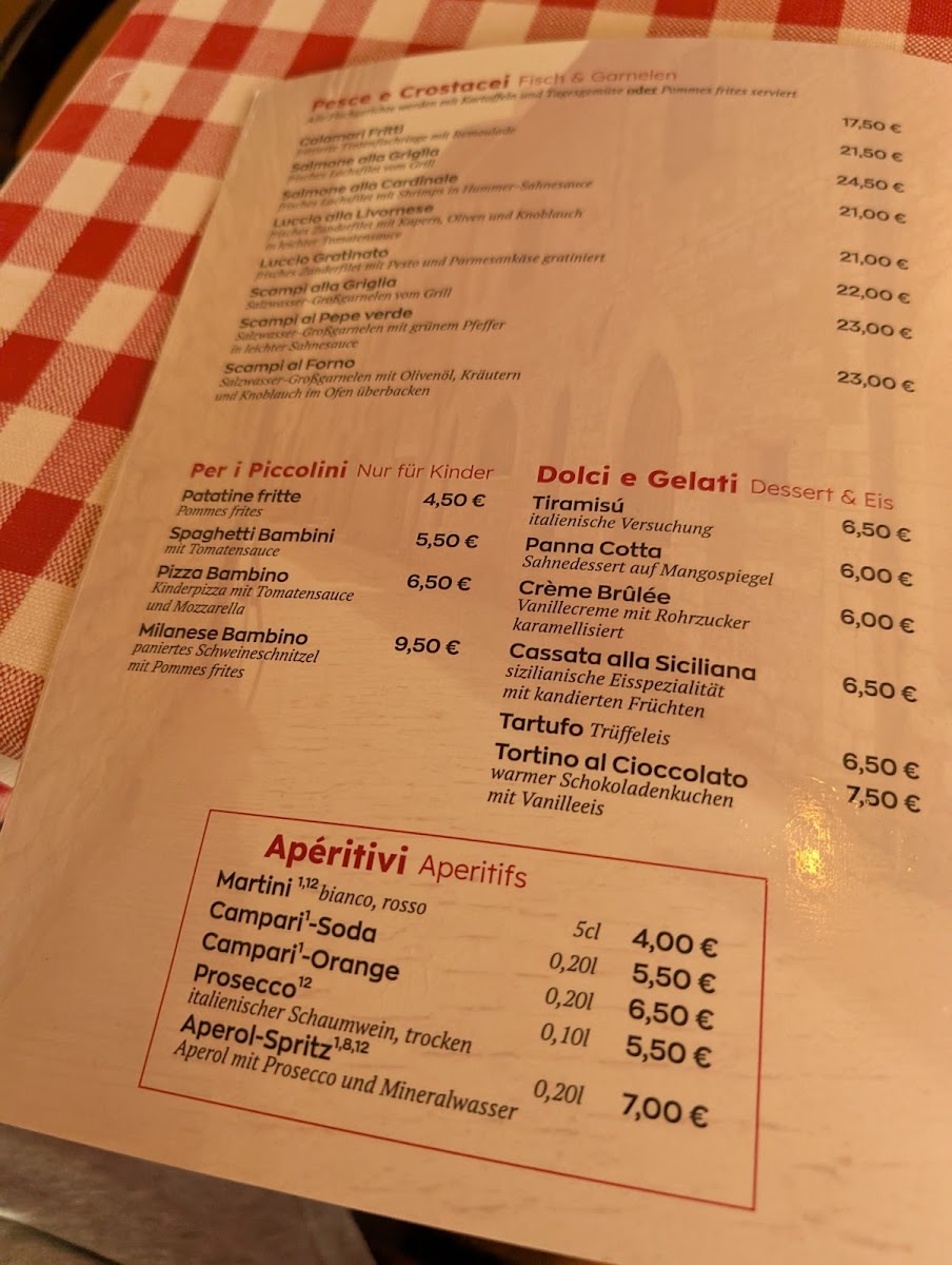 Trattoria Dolce Vita Photo Menu 3